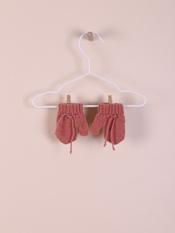 Muffole in lana coral