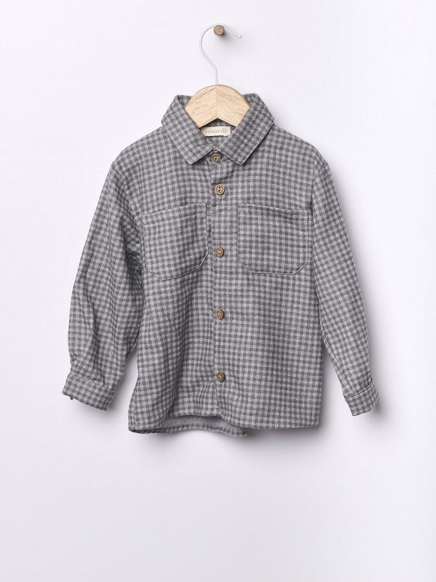 Camicia in morbida flanella