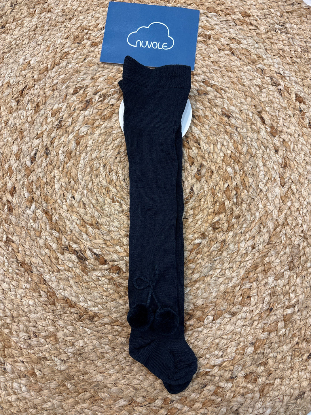 Calzamaglia pompon blu