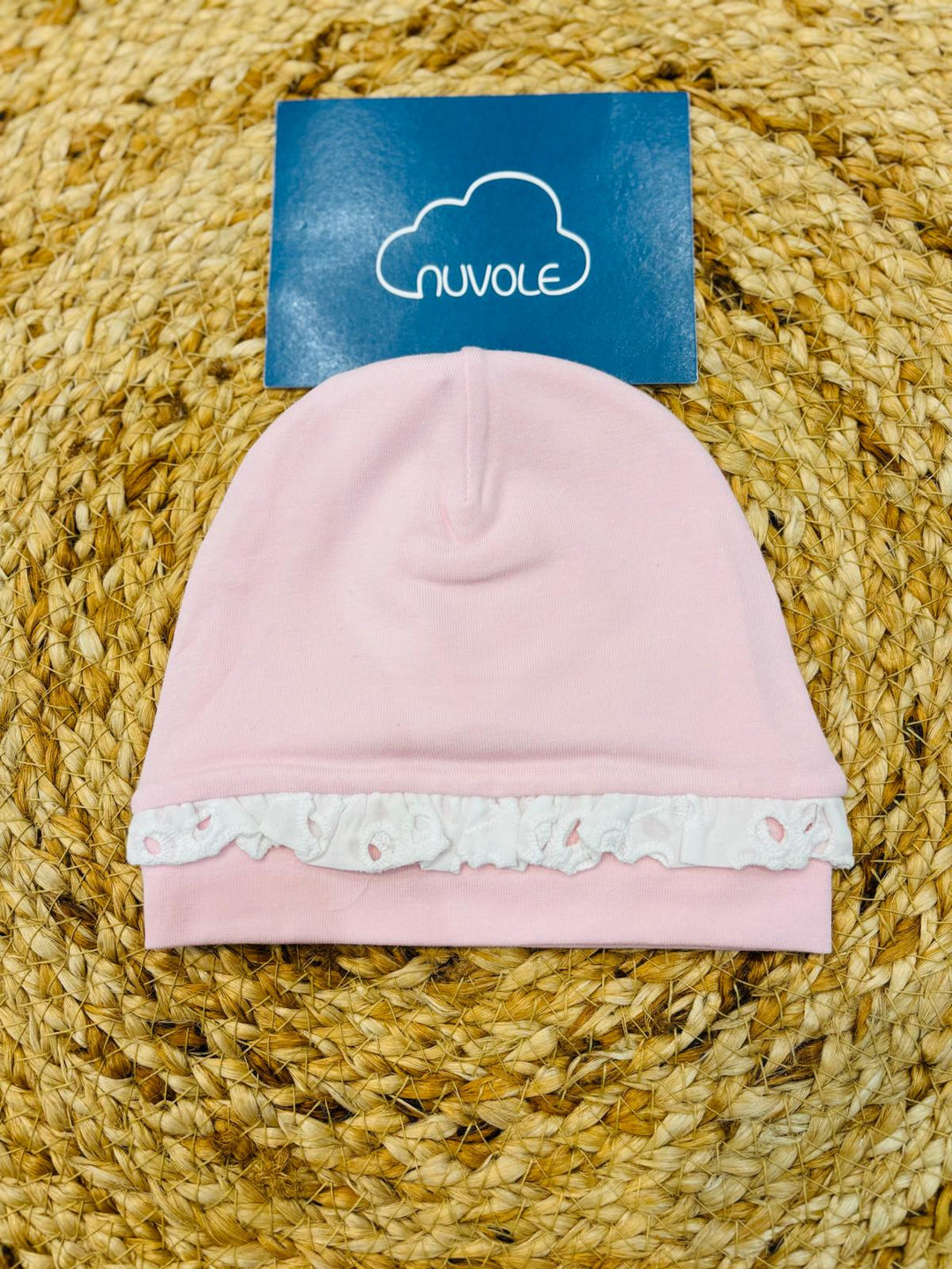 Cappello in cotone rosa