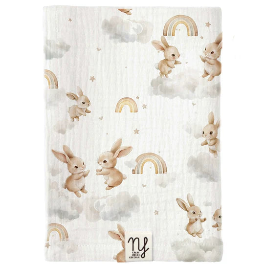Mussola in cotone Bunny