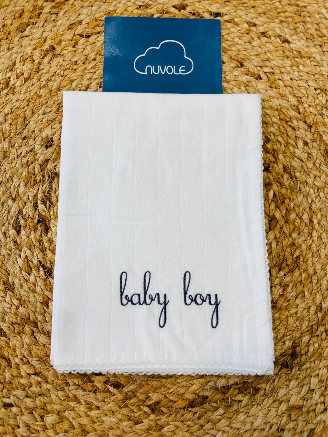 Mussola baby boy blu