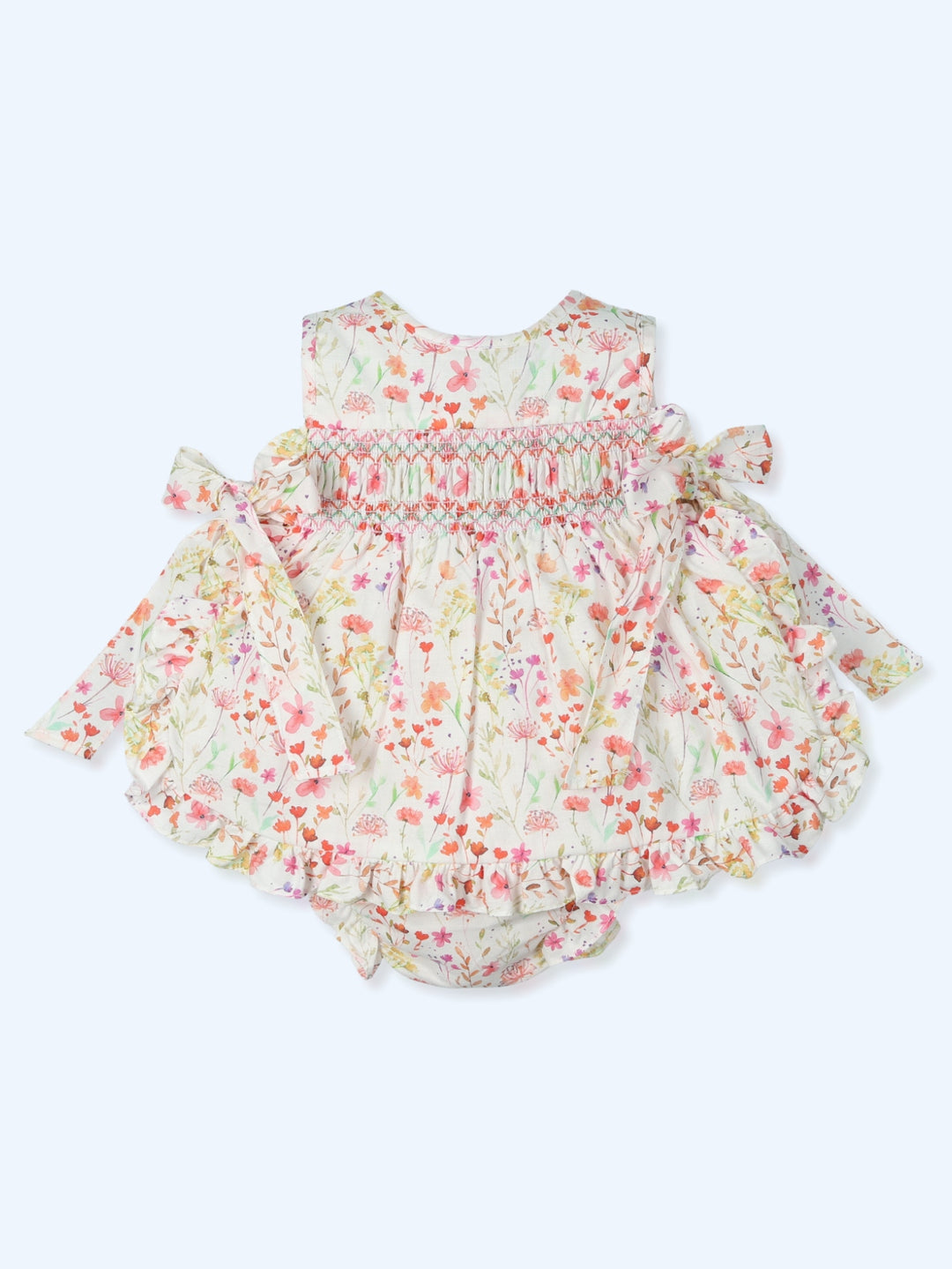 Abito fiori con culotte