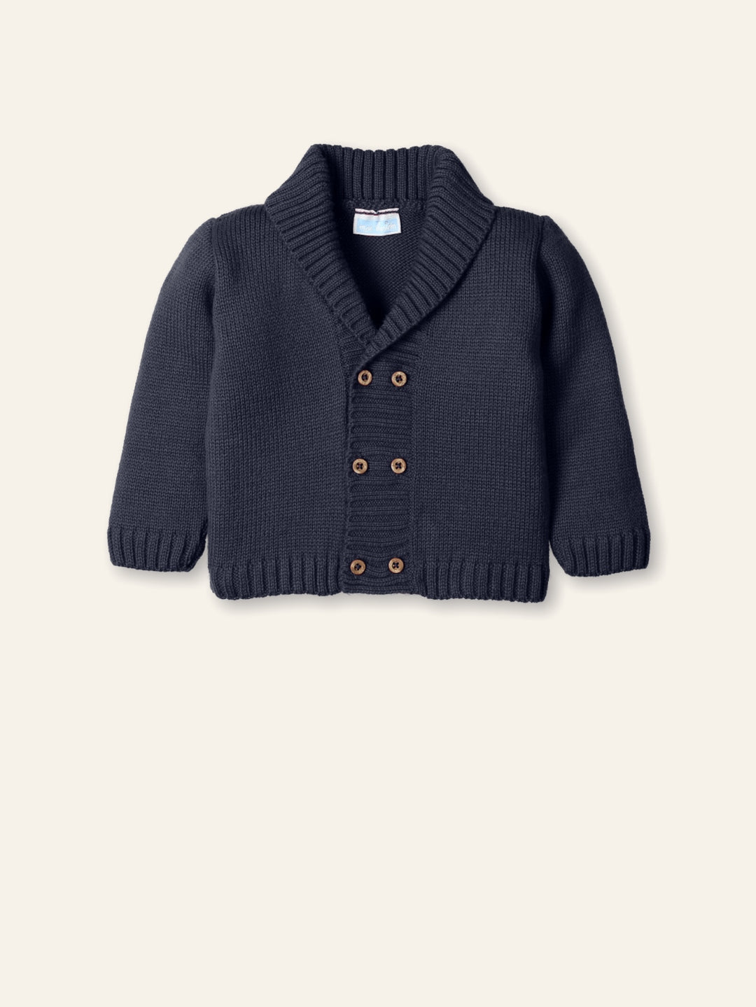 Cardigan doppiopetto blu