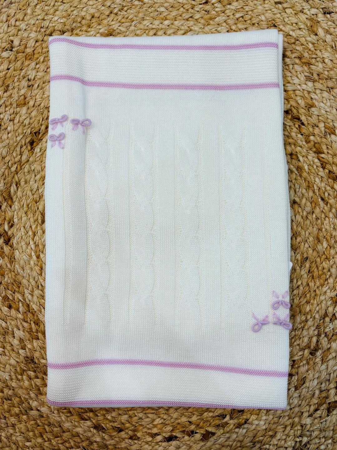 Coperta in lana ''nodo d'Amore''