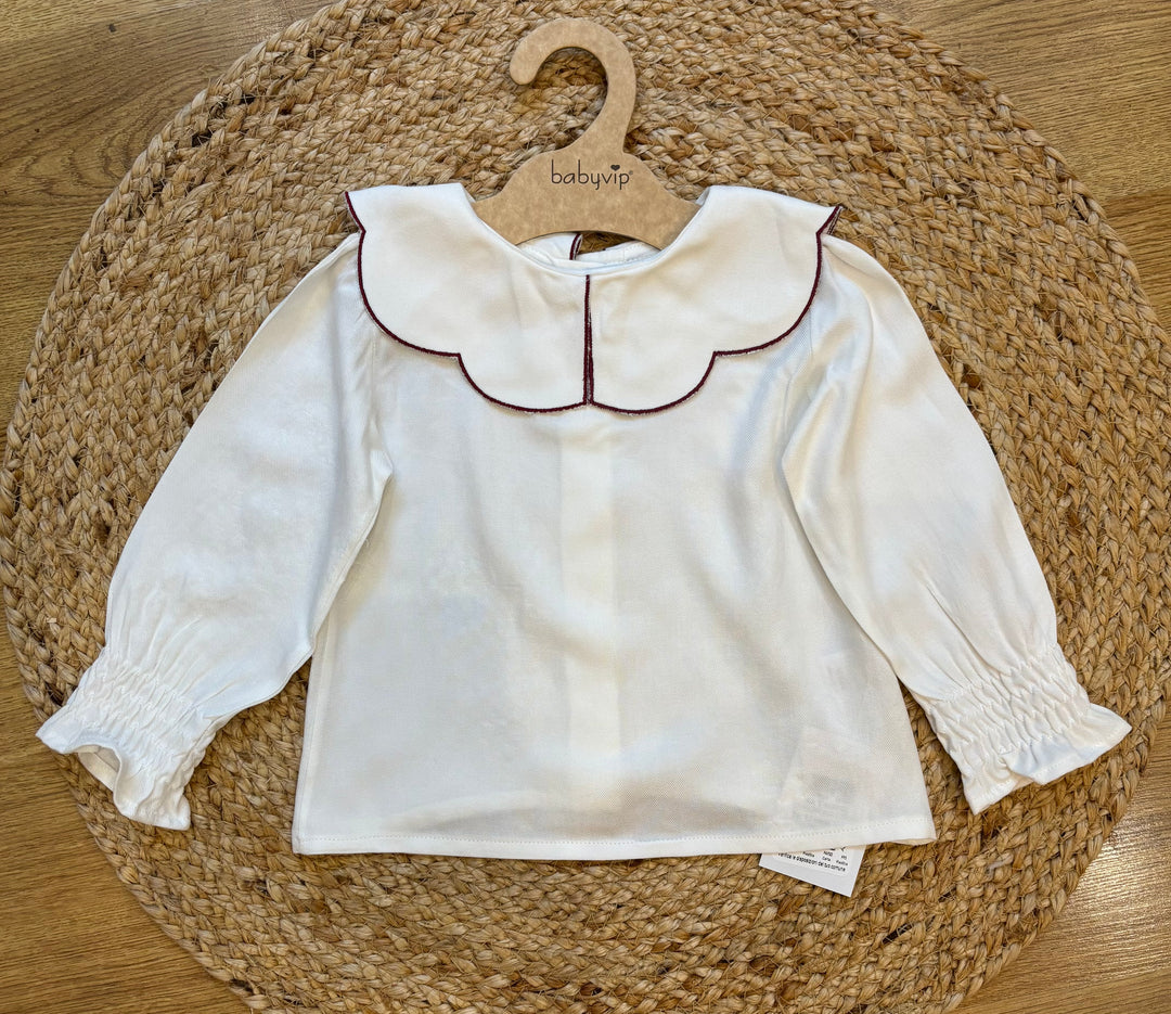 Blusa con colletto