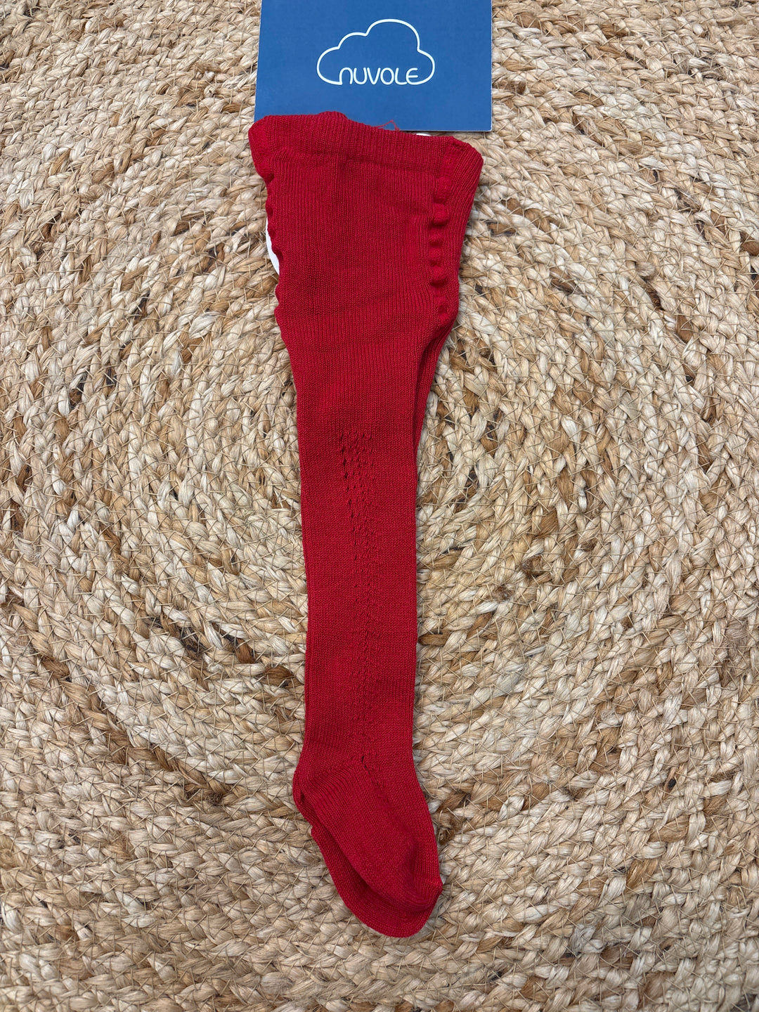 Calzamaglia traforata rossa