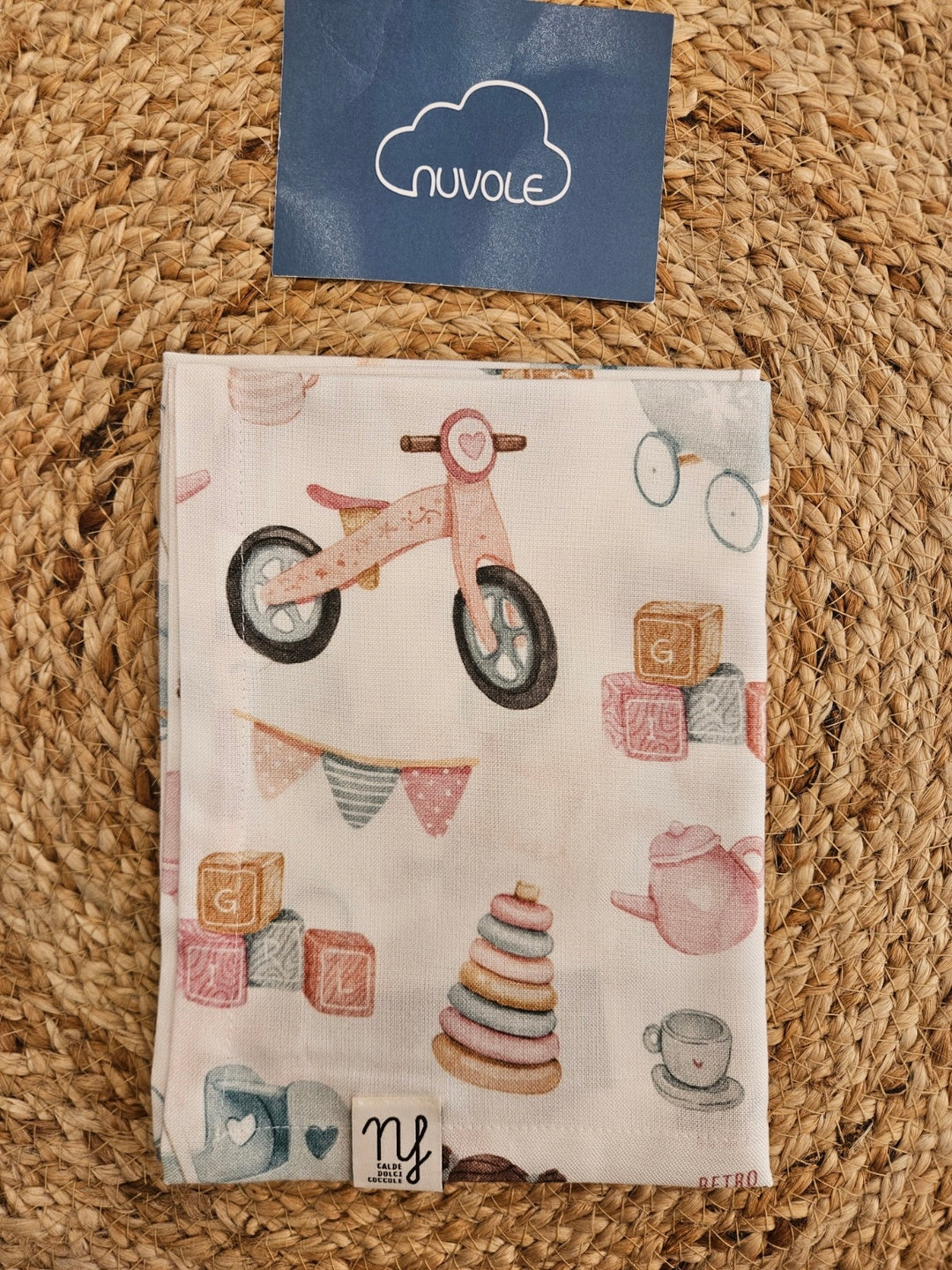 Mussola bamboo baby girl