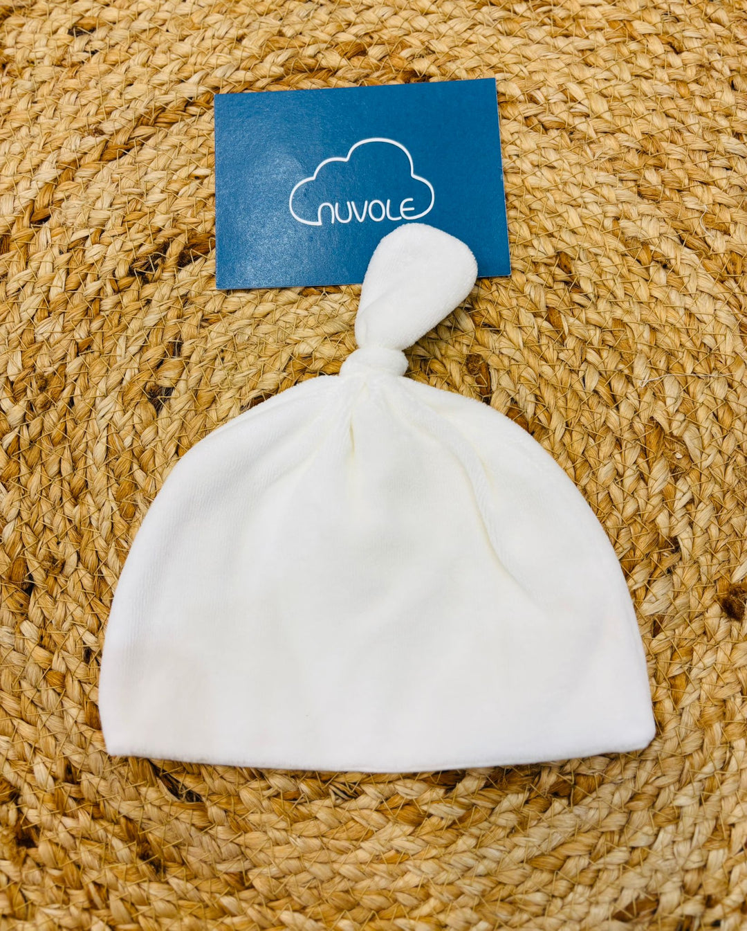 Cappello in ciniglia bianco