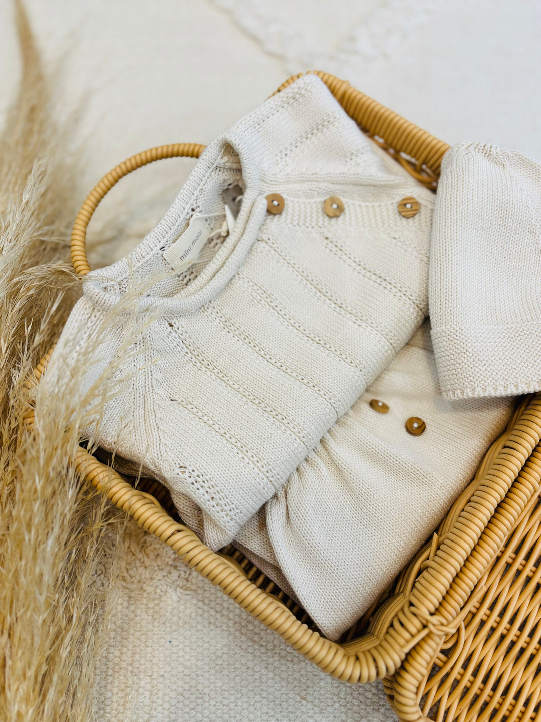 Set nascita in cotone organico milk