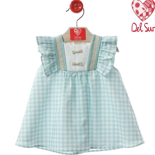 Abito Vichy Turchese