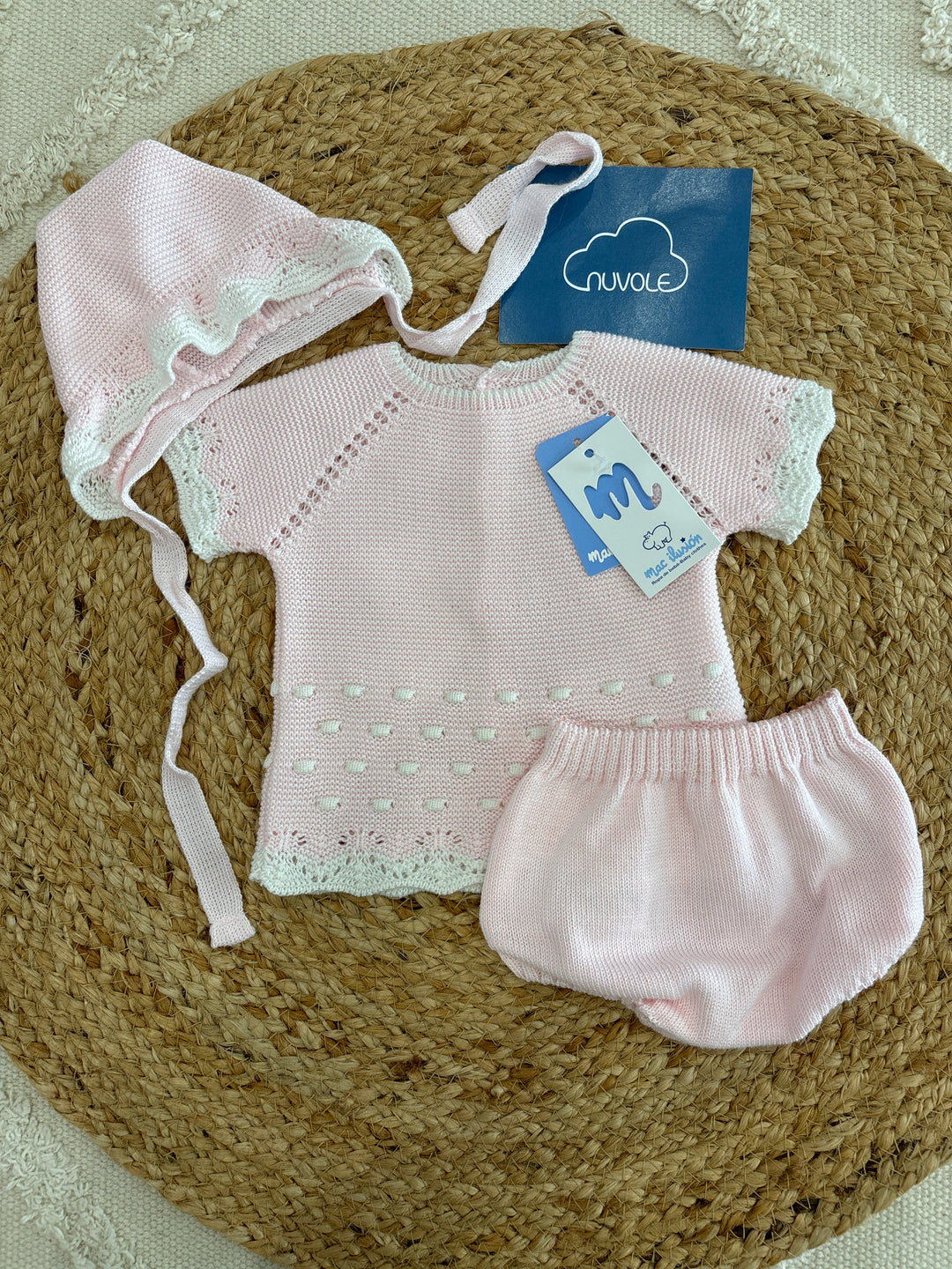 Set nascita rosa