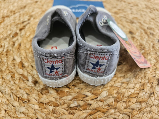 Sneakers in tela gris