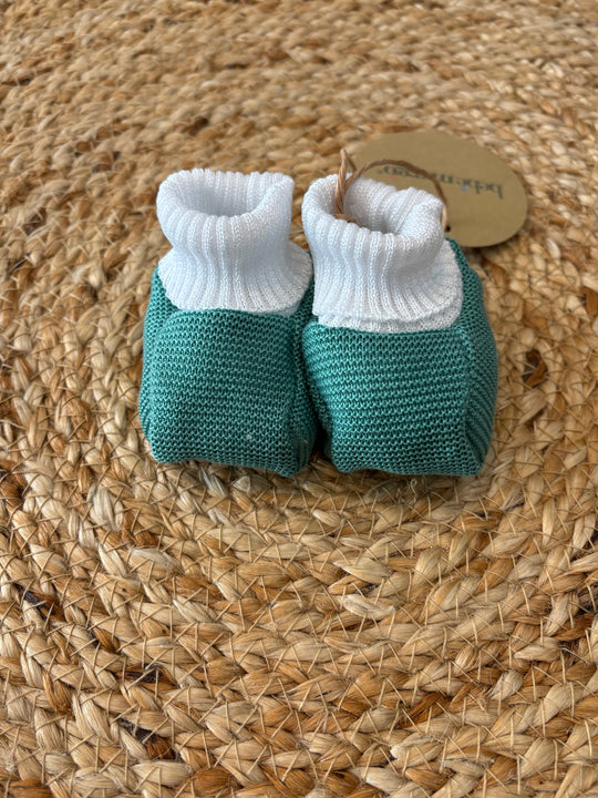 Babbucce in filo di cotone green