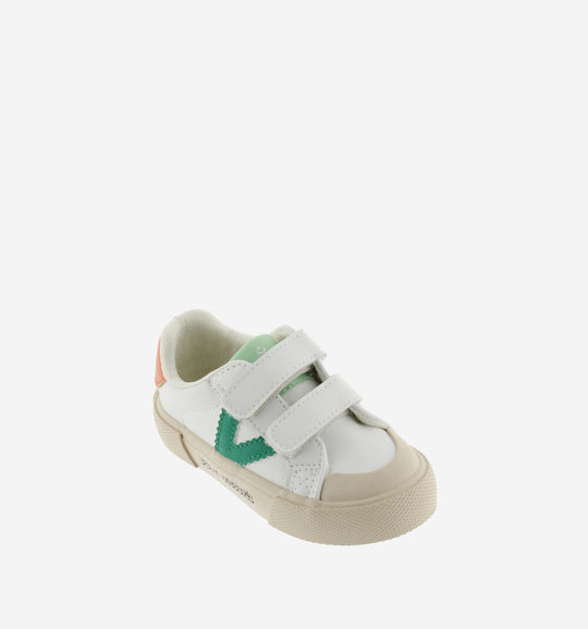 Sneakers in pelle green