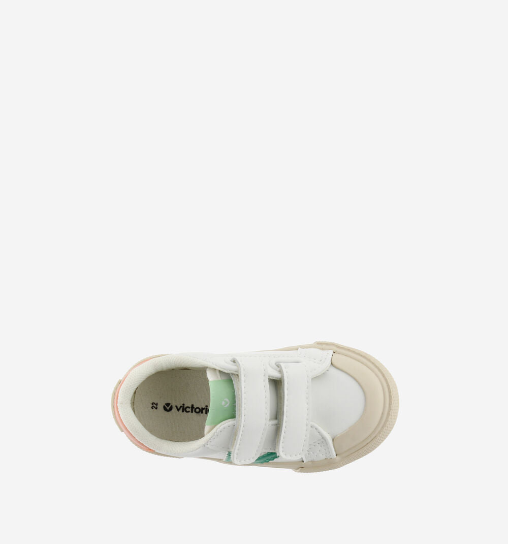 Sneakers in pelle green