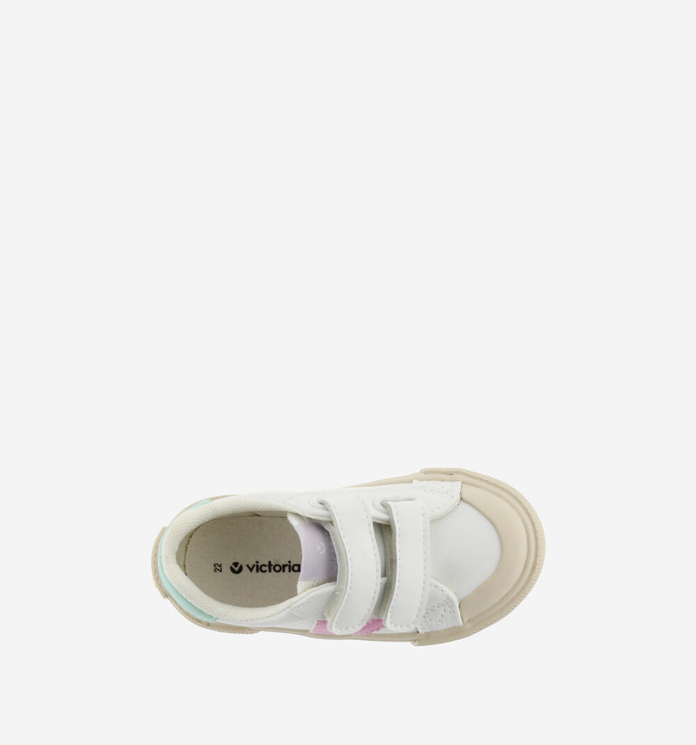 Sneakers in pelle petalo