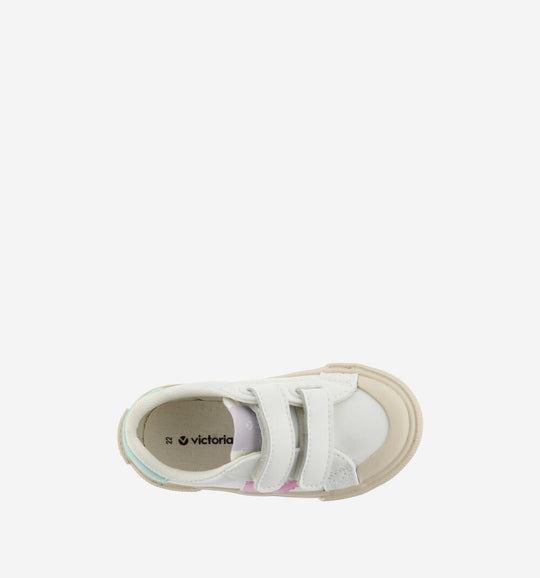 Sneakers in pelle petalo