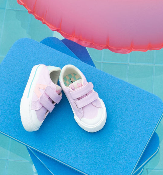 Sneakers in tela lilla