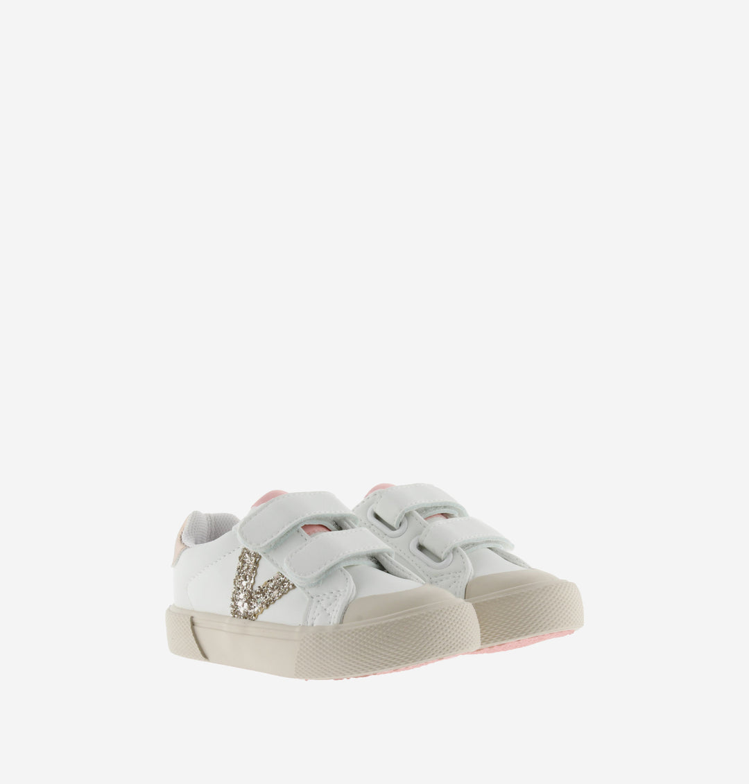 Sneakers con strappi glitter