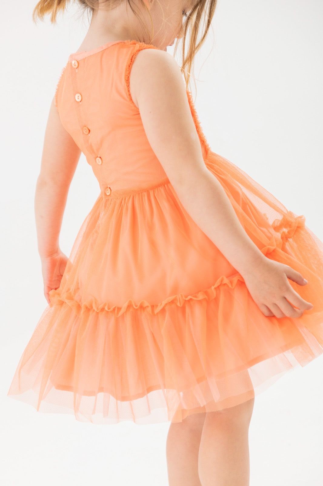 Abito in tulle arancio