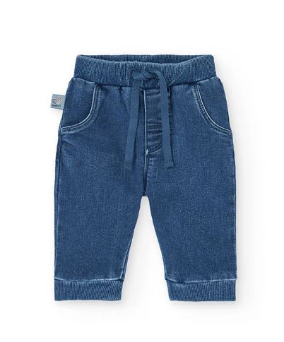 Pantalone in felpa denim