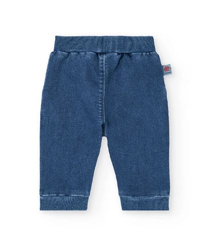 Pantalone in felpa denim
