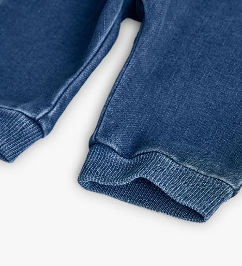Pantalone in felpa denim