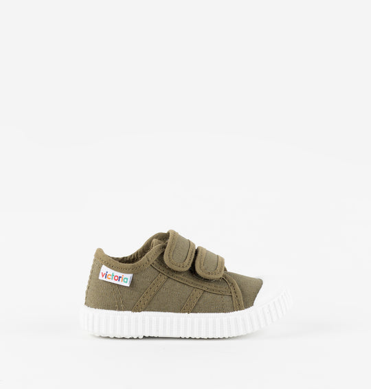 Sneakers in tela kaki