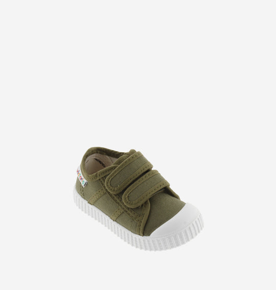 Sneakers in tela kaki