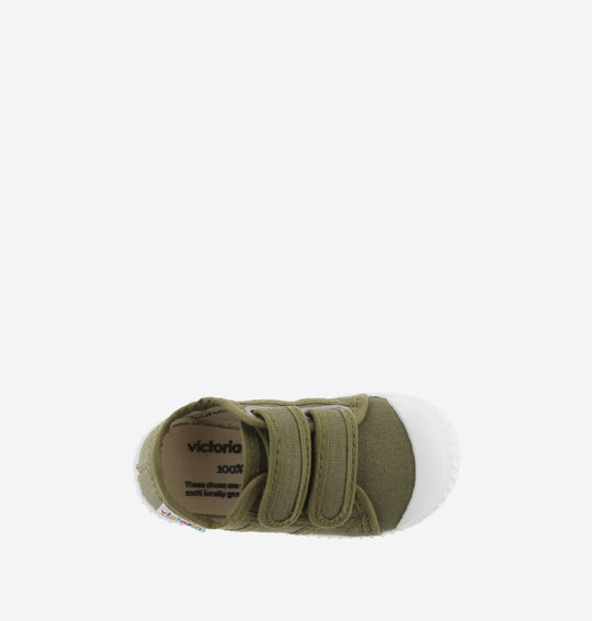 Sneakers in tela kaki