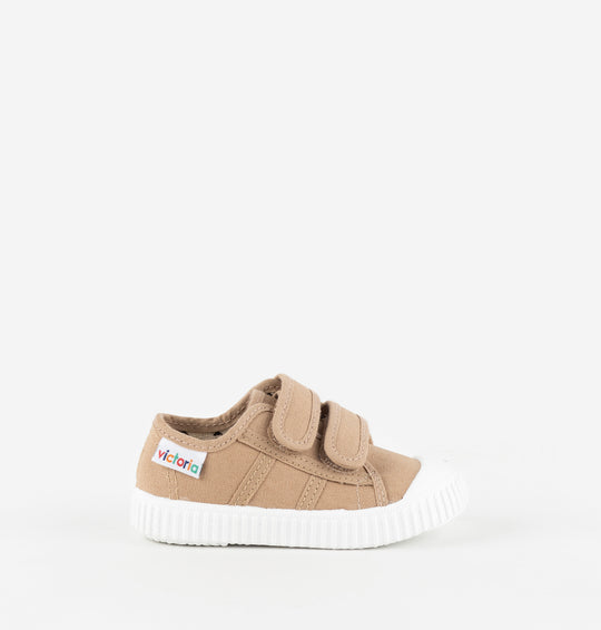 Sneakers in tela avellana