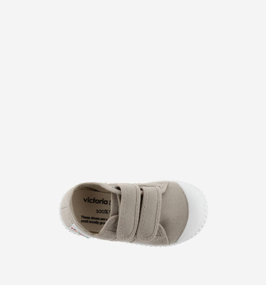 Sneakers in tela beige