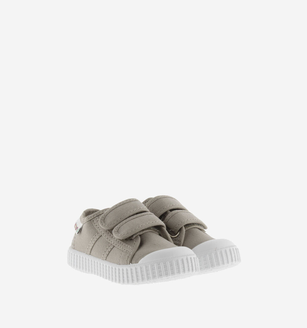Sneakers in tela beige