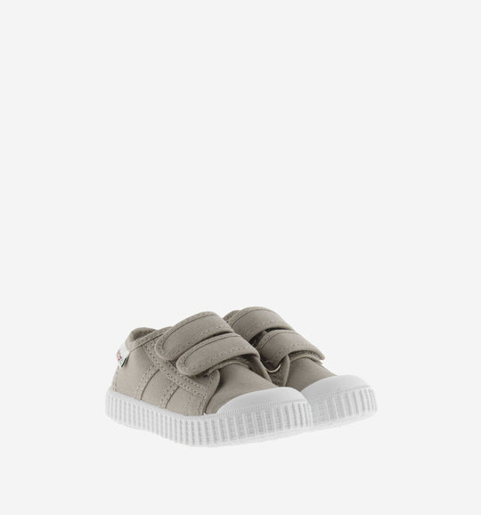Sneakers in tela beige