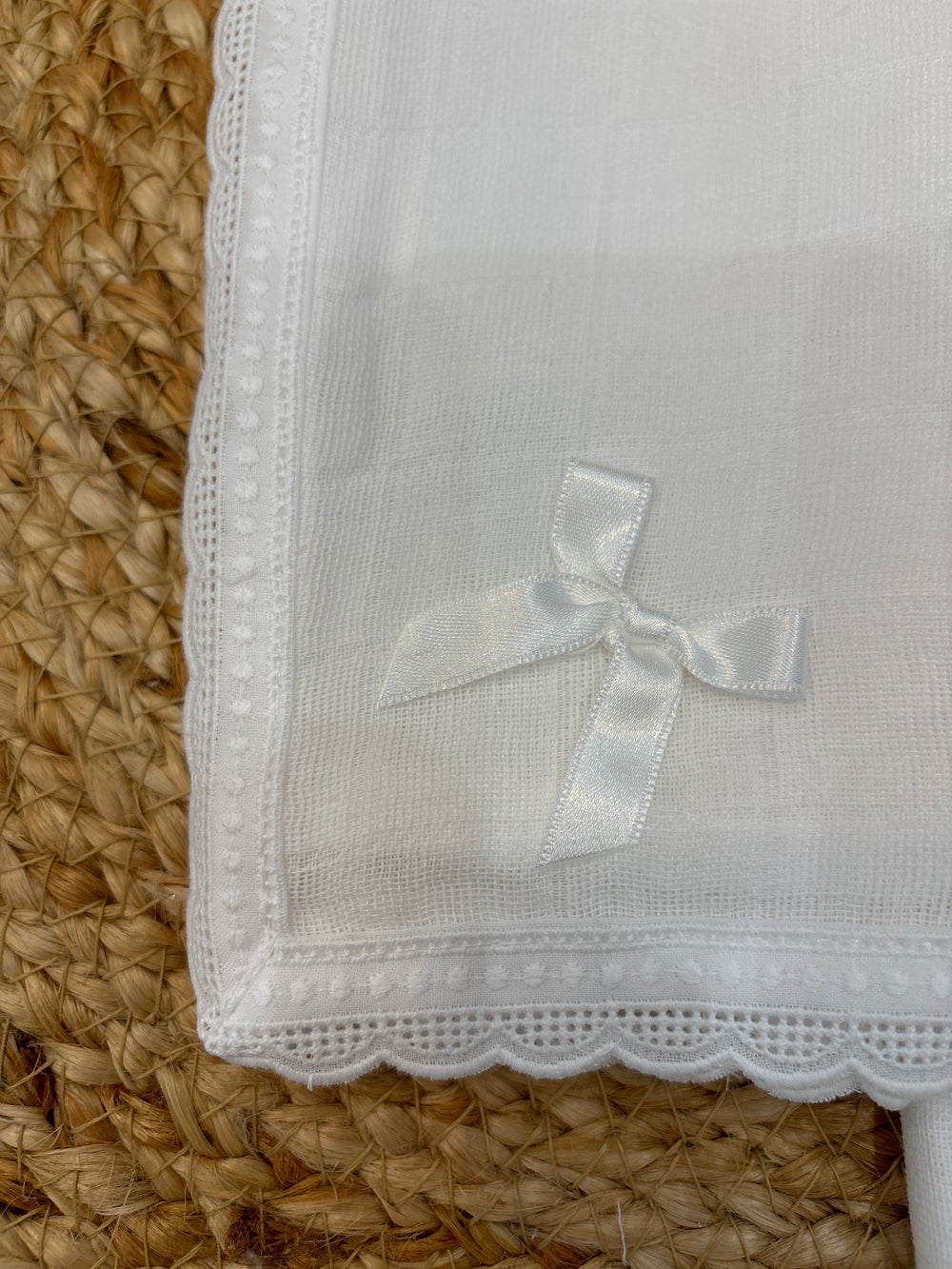 Quadrotti fiocco bianco