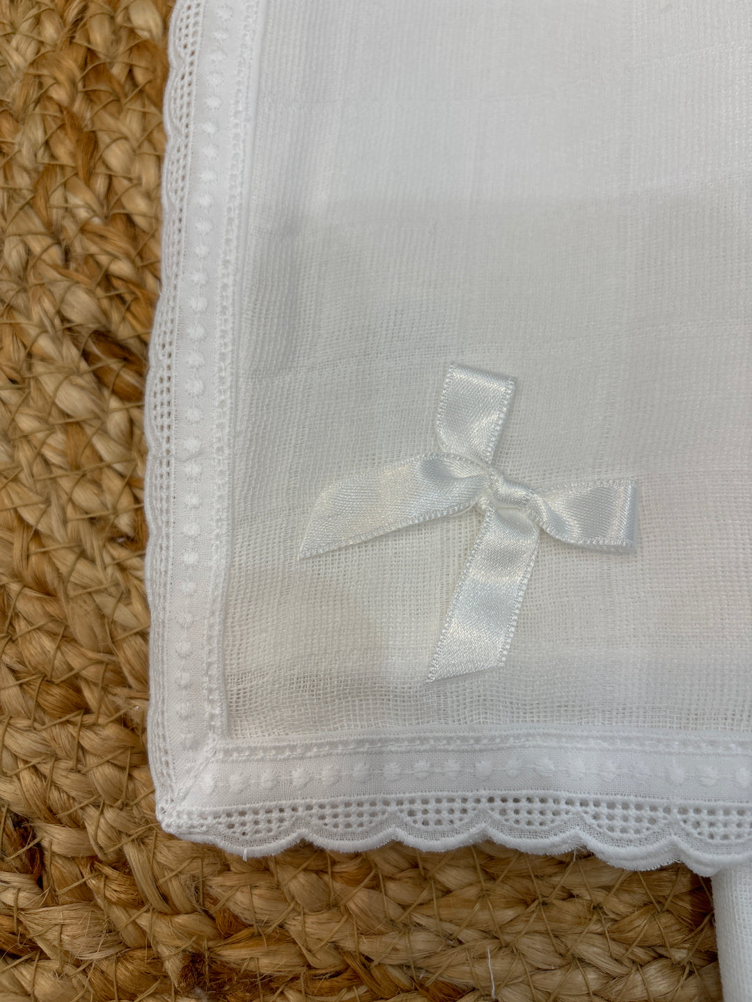 Quadrotti fiocco bianco