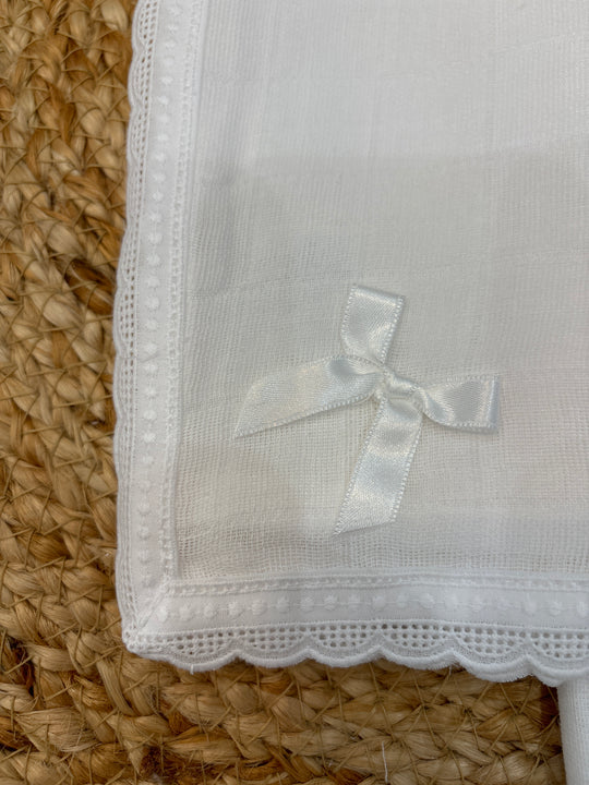 Quadrotti fiocco bianco