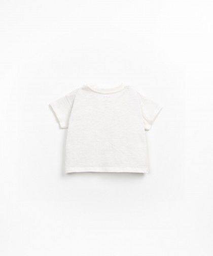 T-shirt in jersey fiammato