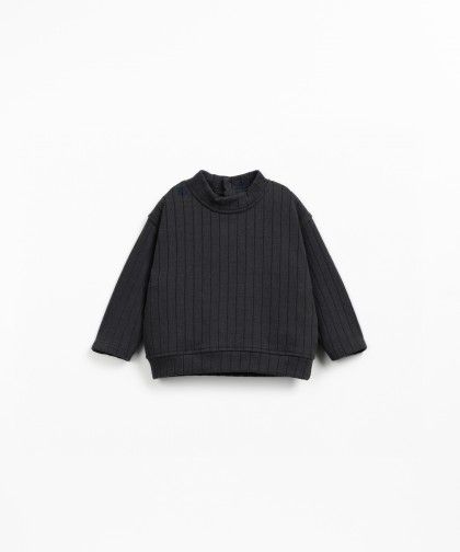 T-shirt mezzo collo lavagna