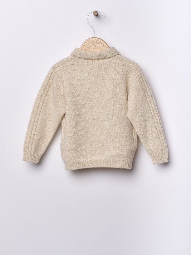 Polo in lana merino