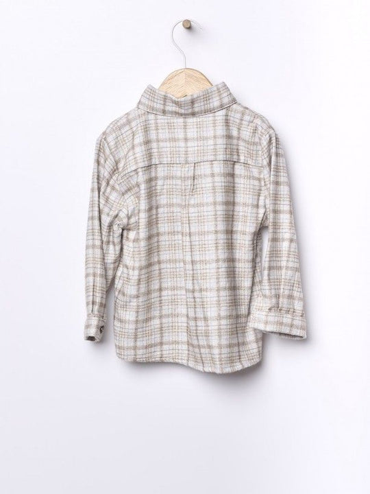 Camicia in morbida flanella