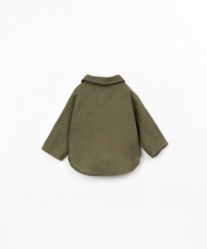 Camicia di lino a maniche lunghe
