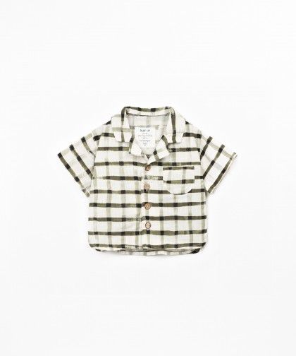 Camicia con stampa a quadri