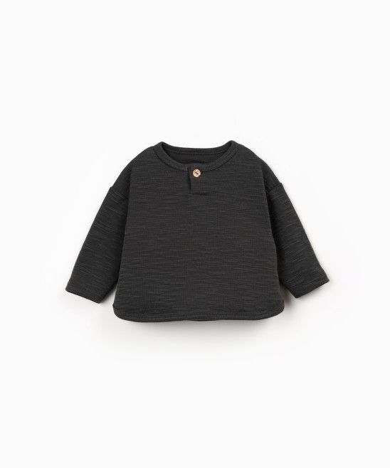 T-shirt in jersey fiammato