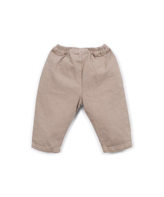 Pantalone in drill sabbia