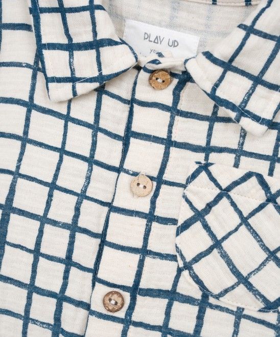 Camicia in cotone stampata