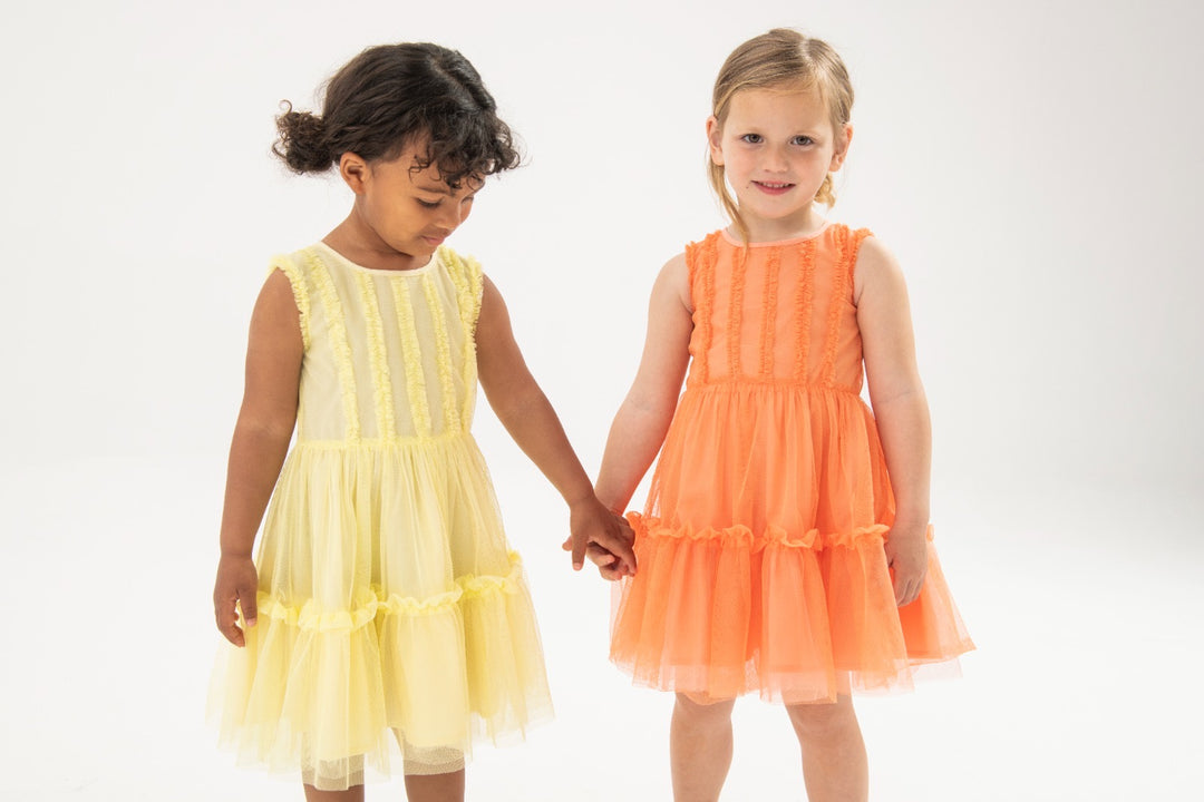 Abito in tulle giallo