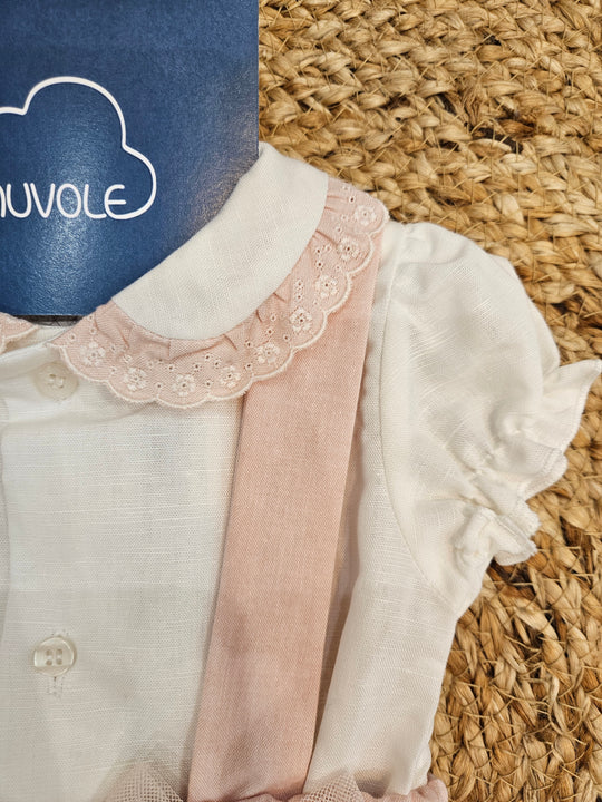Completo camicia e salopette Ninfea