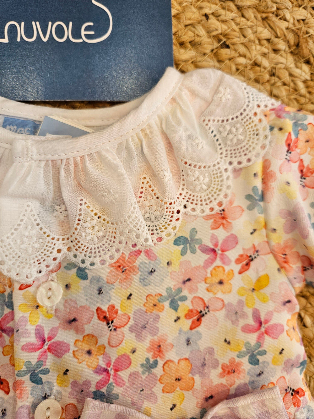 Mini abito con culotte Fiori